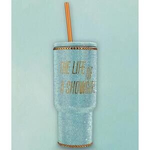 Taylor Swift The Life of a Showgirl Glitter Tumbler 30 oz Mint Green